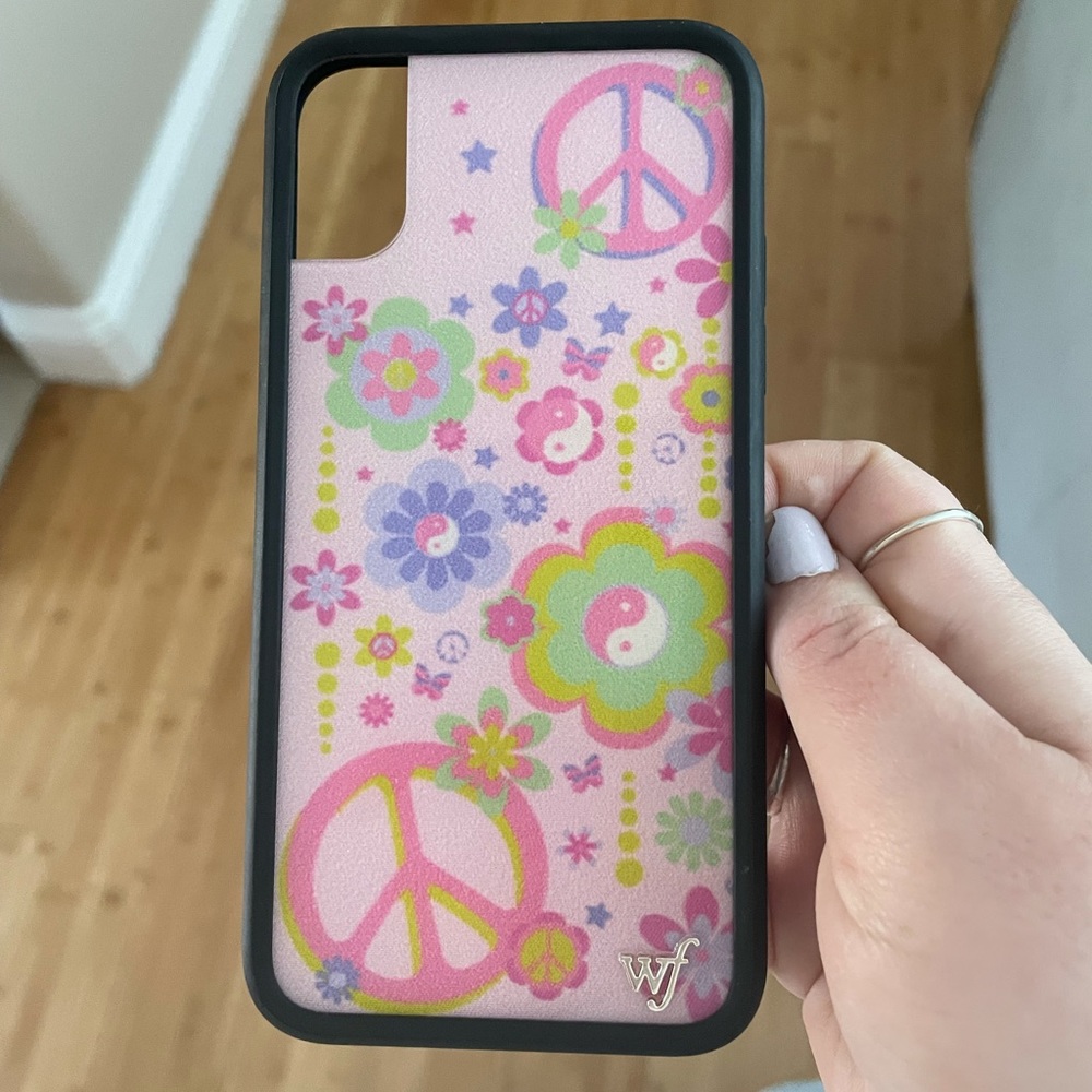Peace and Love Wildflower iPhone X/Xs Phone Case